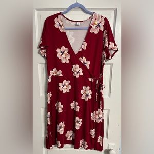 Old Navy Floral Wrap Dress - NWOT